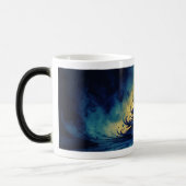 エリークリスマスナイトツリーアート モーフィングマグカップ (左)