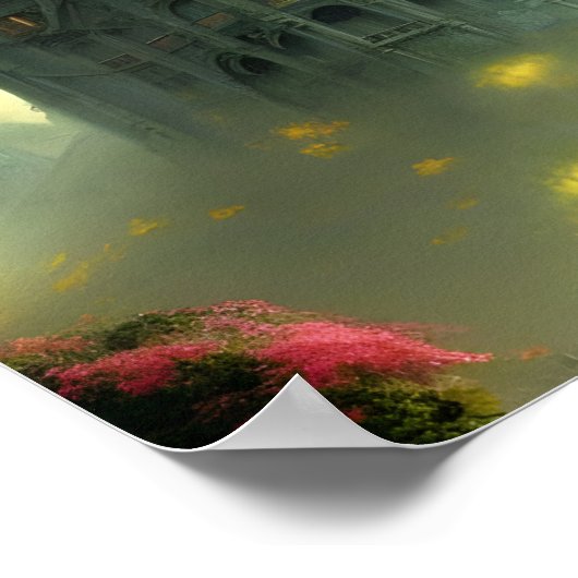 エリーゴシックマンションデジタルアートポスター ポスター (角)