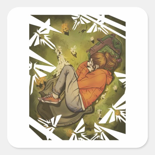 エリーステッカー スクエアシール (正面)