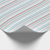 エリーストライプとブルーバードの座標 ラッピングペーパー (角)