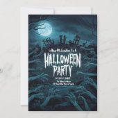 エリーゾンビハローウィンパーティ 招待状 (正面)