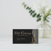 エリートのケータリング-カスタム 名刺 (スタンド正面)