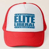 エリートの自由主義者-すばらしい社会正義の戦士 キャップ (正面)