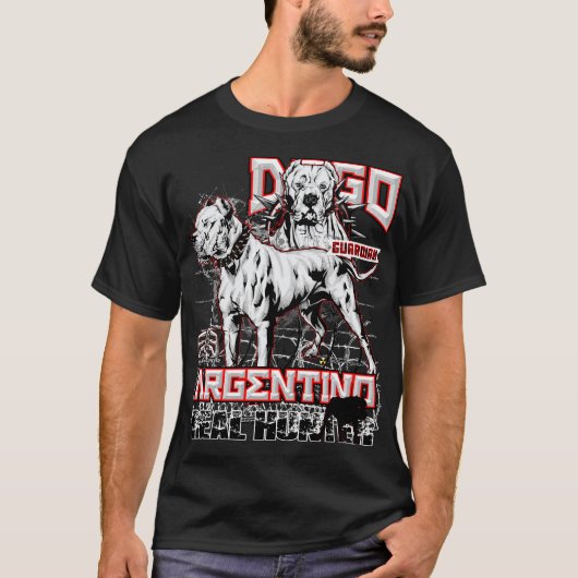 エリートのDogo Argentinoの実質のハンター Tシャツ (正面)