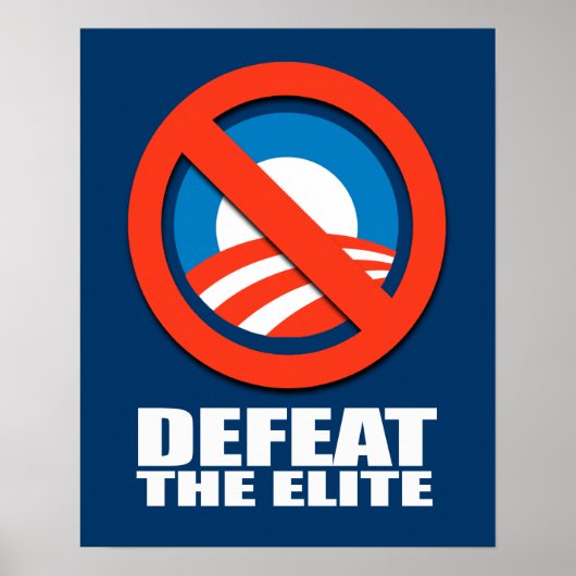 エリートを倒す ポスター (正面)