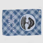 エリートカントリークラブゴルフタオルパーソナライズされた: ゴルフタオル (横)