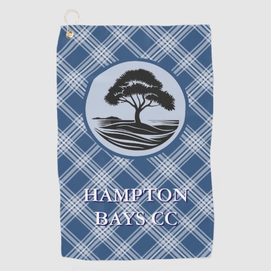 エリートカントリークラブゴルフタオルパーソナライズされた: ゴルフタオル (正面)