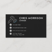 エリートカーウォッシュアンドビークルの詳細サービス 名刺 (裏面)