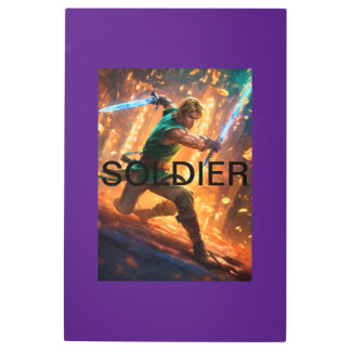 エリートギフト：メタルウォールアート – 24"x36"最高傑作 メタルプリント