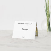 エリートサンキューカードホワエレガントイト金ゴールド サンキューカード (裏面)