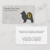 エリートドッググルーミングエレガントゴールデンシャー 名刺 (正面/裏面)