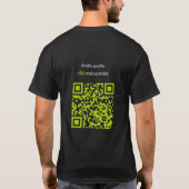 エリートボイスオーバーAndi's Black T Shirt Tシャツ (裏面)