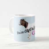 エリートヤギが私をからかうマグあります コーヒーマグカップ (正面左)