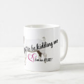 エリートヤギが私をからかうマグはあります(白い) コーヒーマグカップ (正面右)