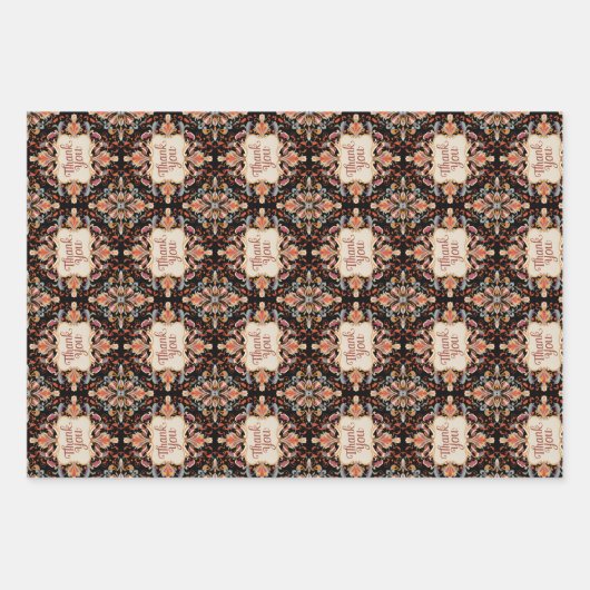 エリートヴィンテージ感謝していスタイルユー ラッピングペーパーシート (正面)