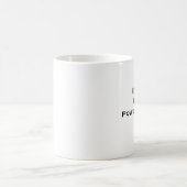 エリート未加工Powerlifter コーヒーマグカップ (中央)