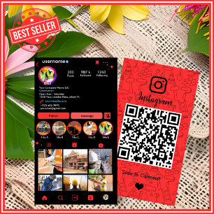 エリート請負業者＆手の届くサービスQR Instagram 名刺