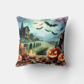 エリーハロウィーンのナイトウォーター色 クッション (裏面)