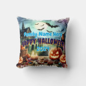 エリーハロウィーンのナイトウォーター色 クッション (正面)