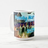 エリーハロウィーンのナイトウォーター色 コーヒーマグカップ (正面左)