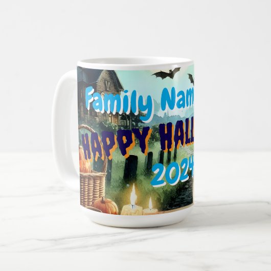 エリーハロウィーンのナイトウォーター色 コーヒーマグカップ (正面左)