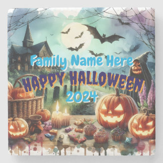 エリーハロウィーンのナイトウォーター色 ストーンコースター