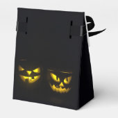 エリーハロウィーンイエローグローパンプキン顔の夜 フェイバーボックス (裏面サイド)