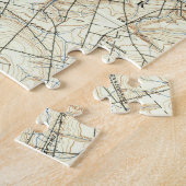 エリーペンシルバニア(1899年)のヴィンテージの地図 ジグソーパズル (側面)