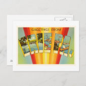 エリーペンシルバニアPAオールドヴィンテージ旅行記念品 ポストカード (正面/裏面)