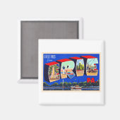 エリーペンシルバニアPAヴィンテージラージレター マグネット (正面/裏面)