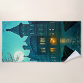 エリーマンショビクトリアンンムーンライト ビーチタオル (正面)