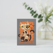 エリーミームキャットハッピーハローウィン 名刺 (スタンド正面)