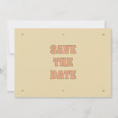 エリーモダンレトロはっきりした&ベエ結婚ジーズ セーブザデート (正面)