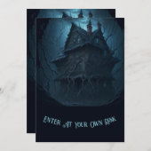 エリーリユドマンションハローウィンパーティ招待状 招待状 (正面/裏面)