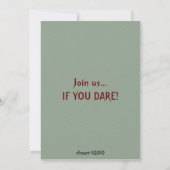 エリーレイベンハローウィンパーティ招待状 招待状 (裏面)