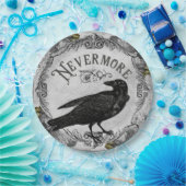 エリーレイヴンハローウィンパーティホラー ペーパープレート (パーティー)