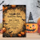エリーヴィンテージジャックオランタンこうもりハロウィーンの衣装 招待状