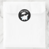 エリー安定性おもしろい幽霊プンダークBG ラウンドシール (バッグ)