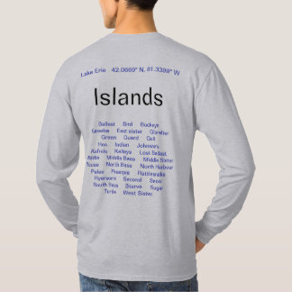 エリー湖の島Tシャツ Tシャツ