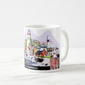 エリー湖の灯台 コーヒーマグカップ (正面右)