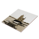 エリー湖の灯台 タイル (側面)