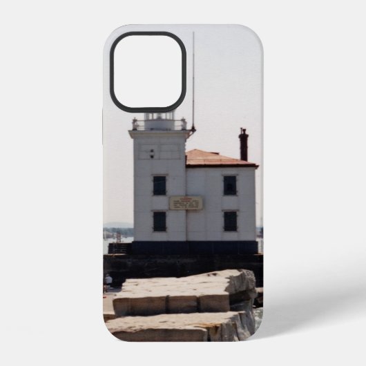 エリー湖の灯台 iPhoneケース (裏面)