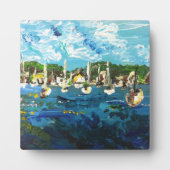 エリー湖エリー島絵画の#1 フォトプラーク (正面)