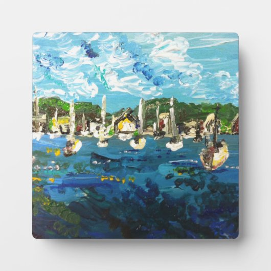 エリー湖エリー島絵画の#1 フォトプラーク (正面)