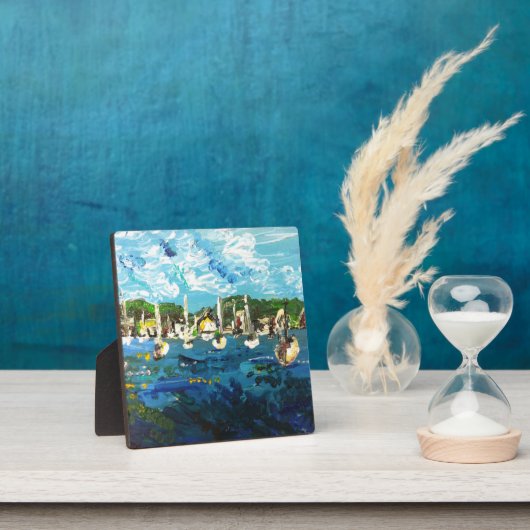 エリー湖エリー島絵画の#1 フォトプラーク (インサイチュ)