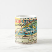 エリー湖地図マグカップ コーヒーマグカップ (中央)
