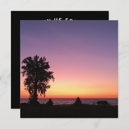 エリー湖 招待状 (正面/裏面)