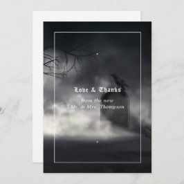 エリー結婚ゴシック サンキューカード