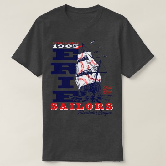 エリー船乗り Tシャツ (デザイン正面)