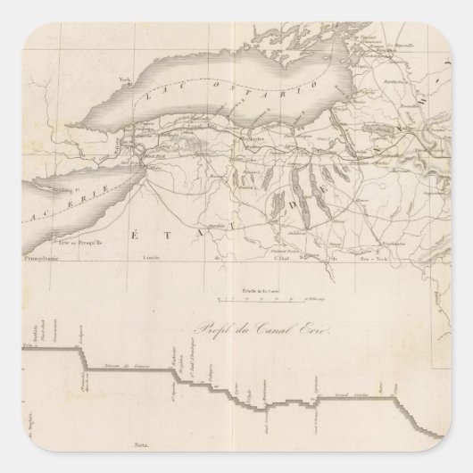 エリー運河 スクエアシール (正面)